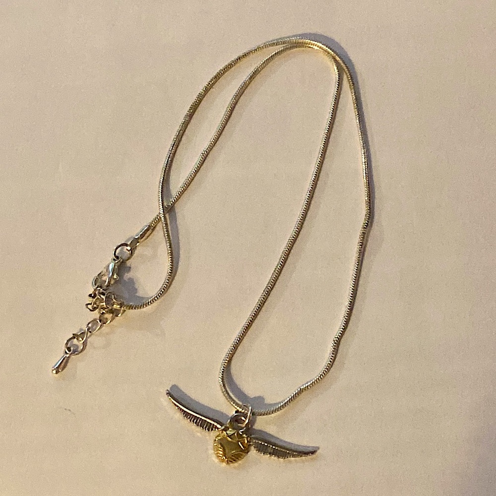 3 FOR $20 Harry Potter snitch necklace